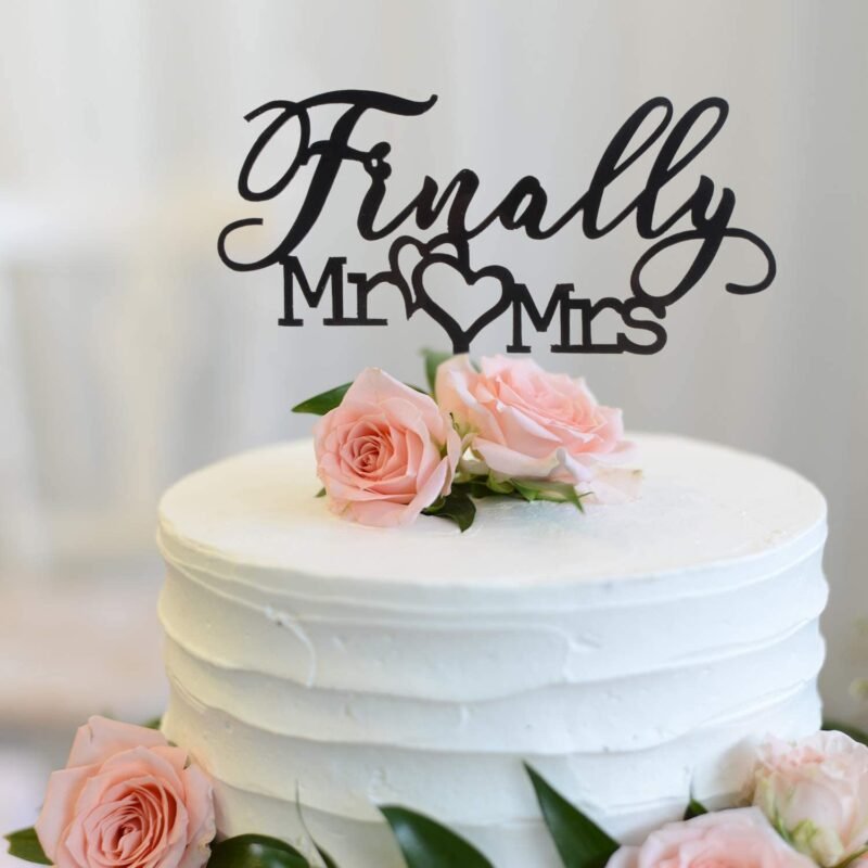 Cake Toppers Personalized Mr Mrs Fishing Wedding Cake Topper